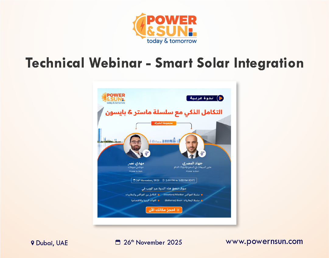 Technical Webinar – Smart Solar Integration | Power & Sun