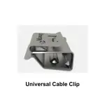 Universal cable clip for solar PV wiring management
