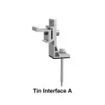 Tin interface plate for solar mounting on rooftops