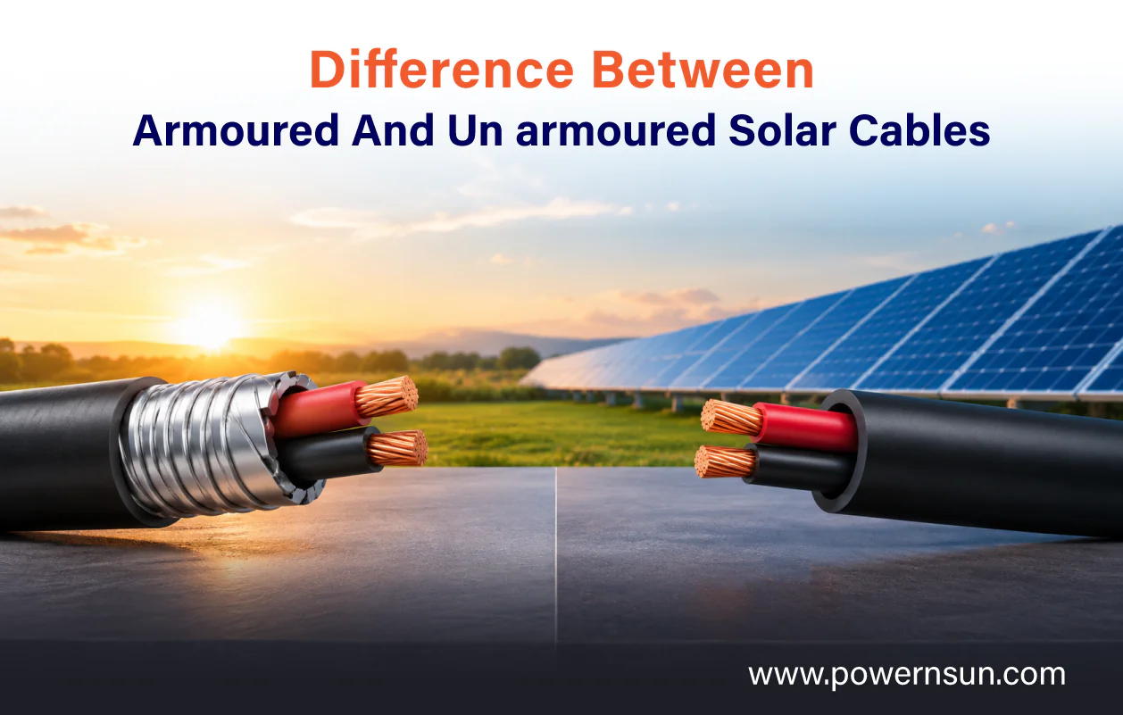 Armoured and Unarmoured Solar Cables