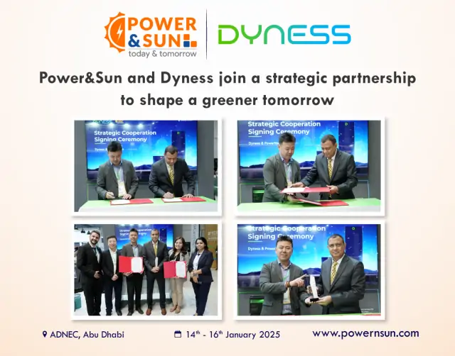 New Strategic Partnership: Powernsun & Dyness at WFES 2025
