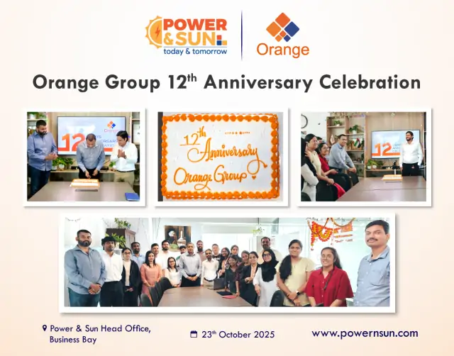 Orange 12th anniversary