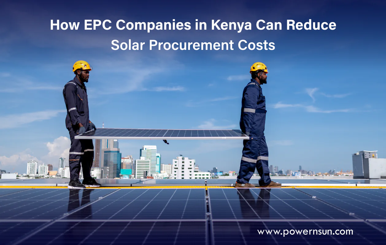 How EPC Companies in Kenya Can Reduce Solar Procurement Costs